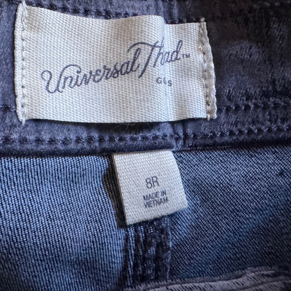 Universal Thread Gray velour Sailor Wide Leg Pants - Size 8R - Picture 5 of 11